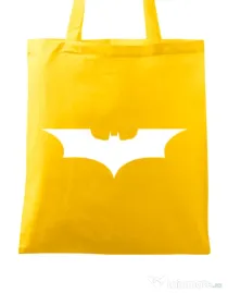 Sacosa din panza Dark knight Galben