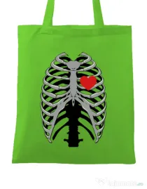 Sacosa din panza Dead lover Verde mar