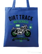 Sacosa din panza Dirt Track Albastru regal