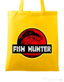 Sacosa din panza Fish hunter Galben