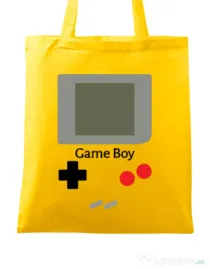 Sacosa din panza Game boy Galben
