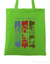 Sacosa din panza Game of Thrones Verde mar