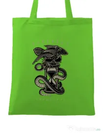 Sacosa din panza Hourglass Verde mar