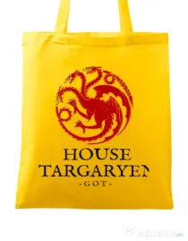 Sacosa din panza House Targaryen Galben