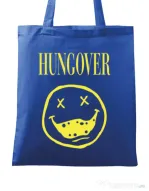 Sacosa din panza Hungover Albastru regal