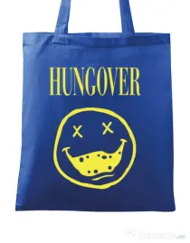 Sacosa din panza Hungover Albastru regal