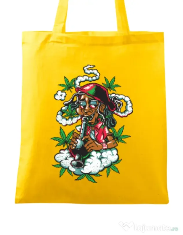 Sacosa din panza Jamaican Galben