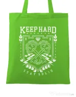 Sacosa din panza Keep Hard Verde mar