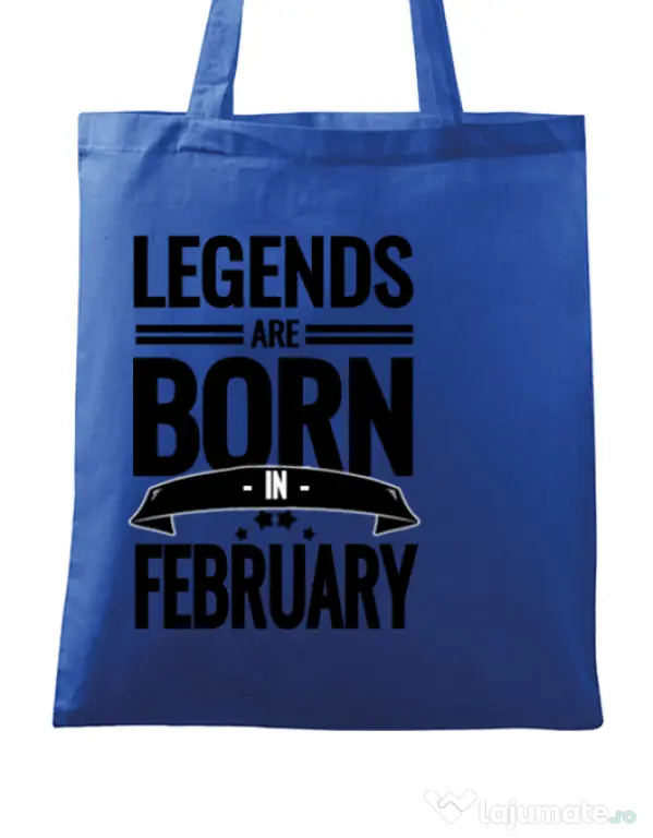 Sacosa din panza Legends Albastru regal