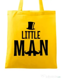 Sacosa din panza Little man Galben