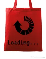 Sacosa din panza Loading Rosu