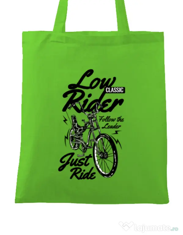 Sacosa din panza Lowrider Verde mar
