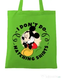Sacosa din panza Matching shirts Verde mar