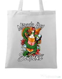Sacosa din panza Mirada Del Serpiente Alb