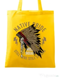 Sacosa din panza Native pride Galben