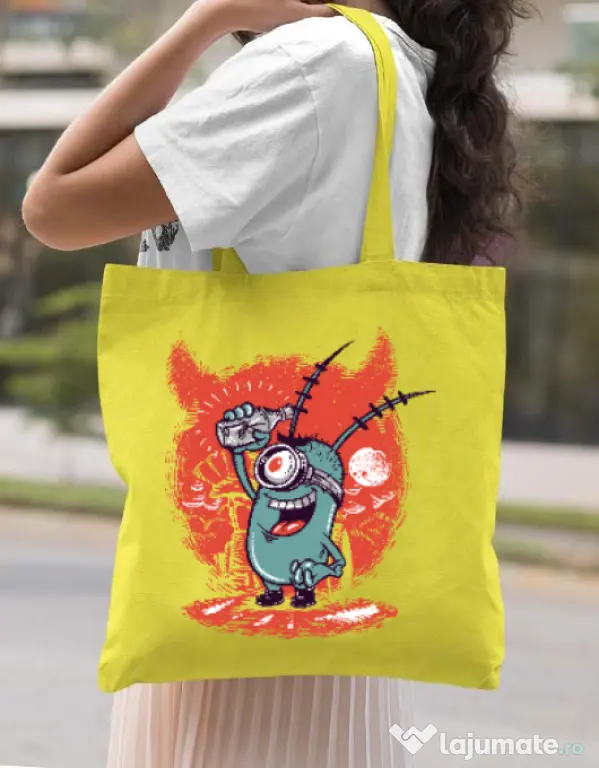 Sacosa din panza Plankton Galben