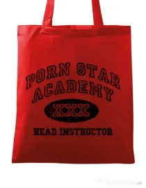 Sacosa din panza Porn star Academy Rosu