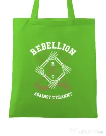 Sacosa din panza Rebellion Verde mar