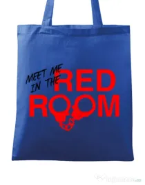 Sacosa din panza Red room Albastru regal