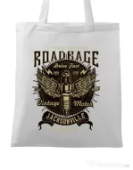 Sacosa din panza Road Rage Alb