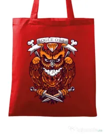 Sacosa din panza Rogue owl Rosu