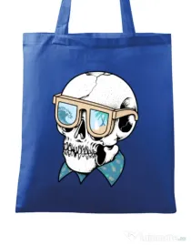 Sacosa din panza Skull Holiday Albastru regal