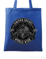 Sacosa din panza Sniper Squad Albastru regal
