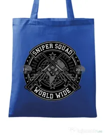 Sacosa din panza Sniper Squad Albastru regal
