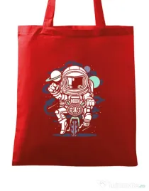 Sacosa din panza Space Bike Rosu
