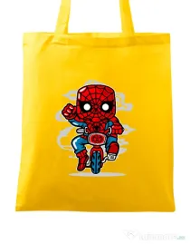 Sacosa din panza Spidey Minibike Galben