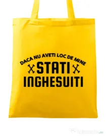 Sacosa din panza Stati inghesuiti Galben