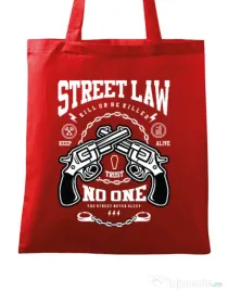Sacosa din panza Street Law Rosu