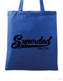 Sacosa din panza Superdad Albastru regal