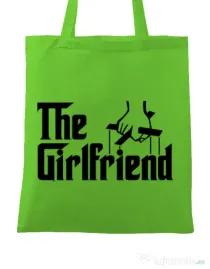 Sacosa din panza The girlfriend Verde mar