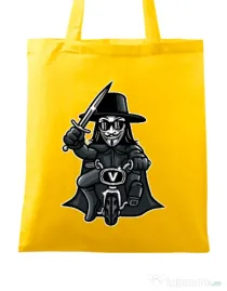 Sacosa din panza Vendetta Biker Galben