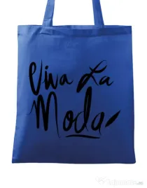 Sacosa din panza Viva la moda Albastru regal