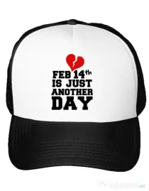 Sapca personalizata 14 Februarie Alb