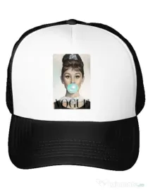 Sapca personalizata Audrey Alb