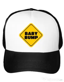 Sapca personalizata Baby bump Alb