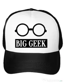 Sapca personalizata Big geek Alb