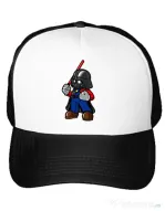Sapca personalizata Darth plumber Alb