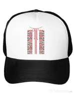 Sapca personalizata Etno 3 Alb