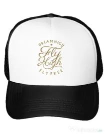 Sapca personalizata Fly High Alb