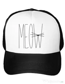 Sapca personalizata I am a cat Alb