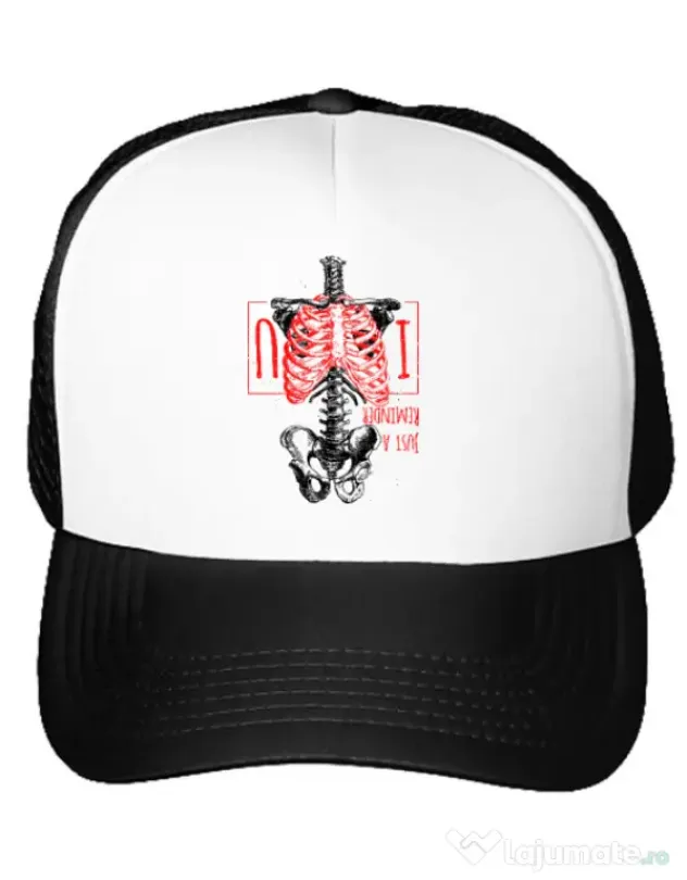 Sapca personalizata Just a reminder Alb