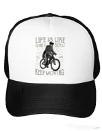 Sapca personalizata Keep moving Alb