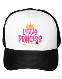 Sapca personalizata Little Princess Alb