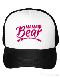 Sapca personalizata Mama bear Alb