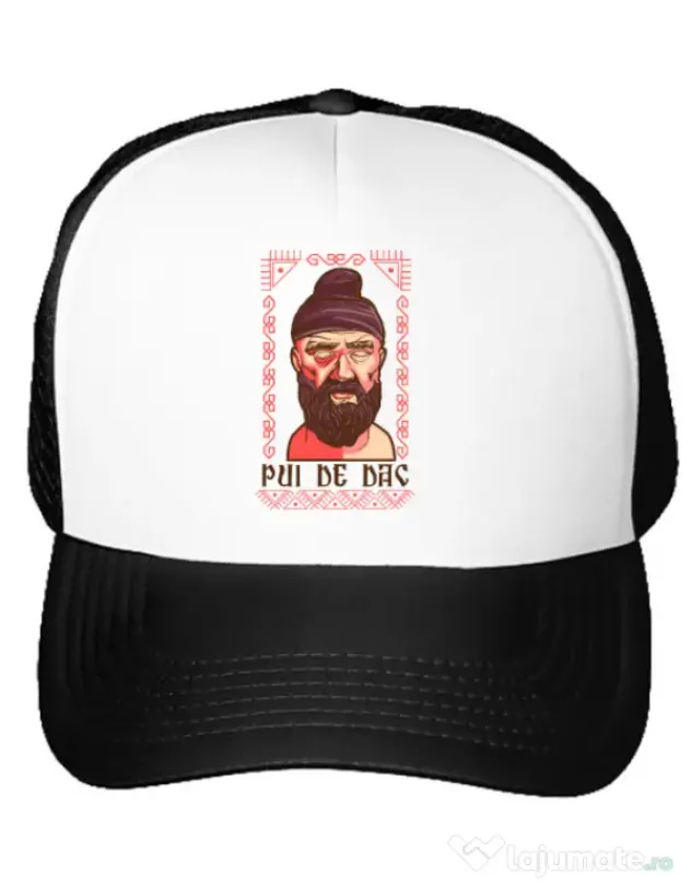 Sapca personalizata Pui de dac Alb