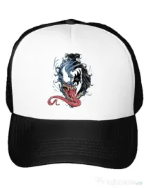 Sapca personalizata Venom kiss Alb